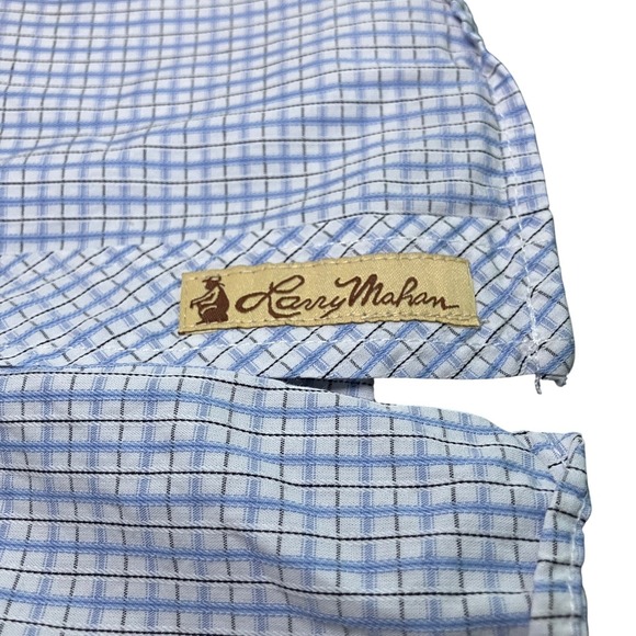 Larry Mahan Cowboy Collection Plaid Western Shirt Mens M Button Up Long Sleeve - Picture 5 of 8